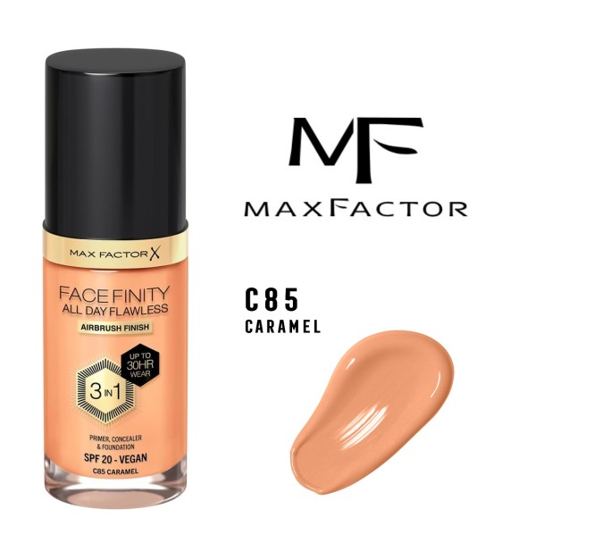MAX FACTOR - FONDOTINTA FACE FINITY, 085 caramello